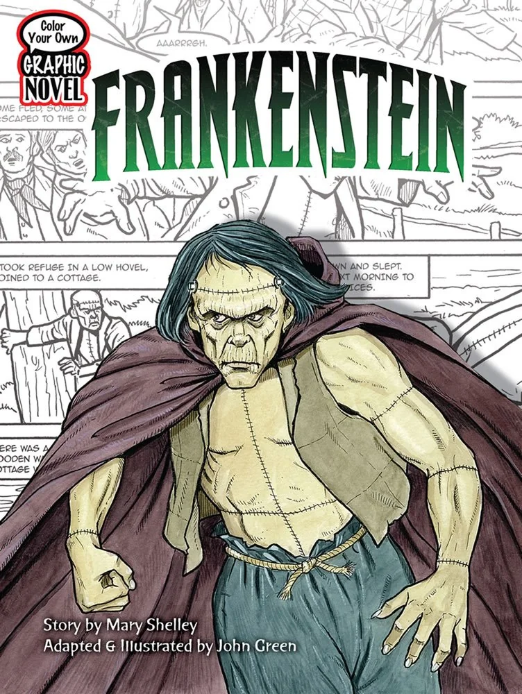 Color Your Own Graphic Novel Frankenstein — photo 2