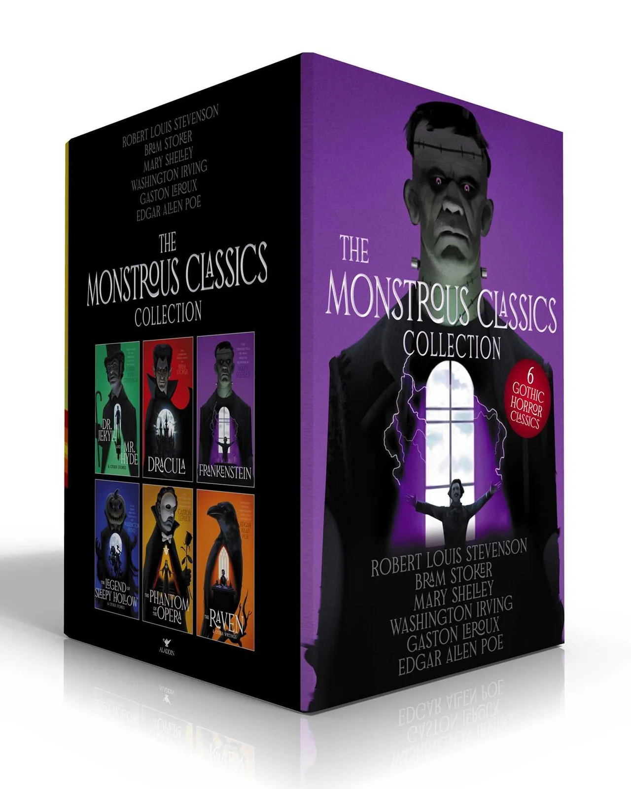 The Monstrous Classics Collection (Boxed Set): Dr. Jekyll and Mr. Hyde & Other Stories; Dracula; Frankenstein; The Legend of Sleepy Hollow & Other Stories