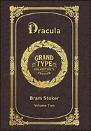 Large Print - Dracula, Volume 2 of 2 - Grand Type Collector's Edition - Matte Hardcover with Dust Jacket