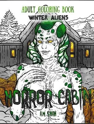 Adult Coloring Book Horror Cabin: Winter Aliens — photo 2