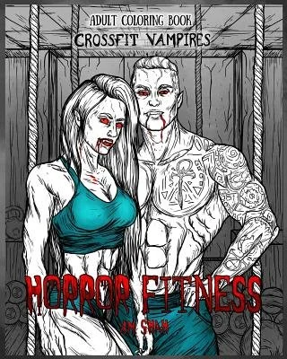 Adult Coloring Book Horror Fitness: Cross Fit Vampires — photo 2