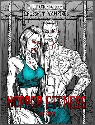 Adult Coloring Book Horror Fitness: Cross Fit Vampires — photo 2