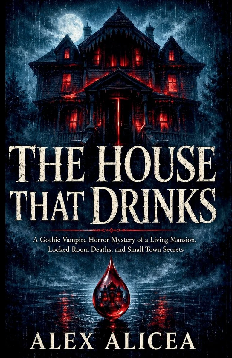 The House That Drinks: A Gothic Vampire Horror Mystery of a Living Mansion, Locked Room Deaths, and Small Town Secrets — photo 2