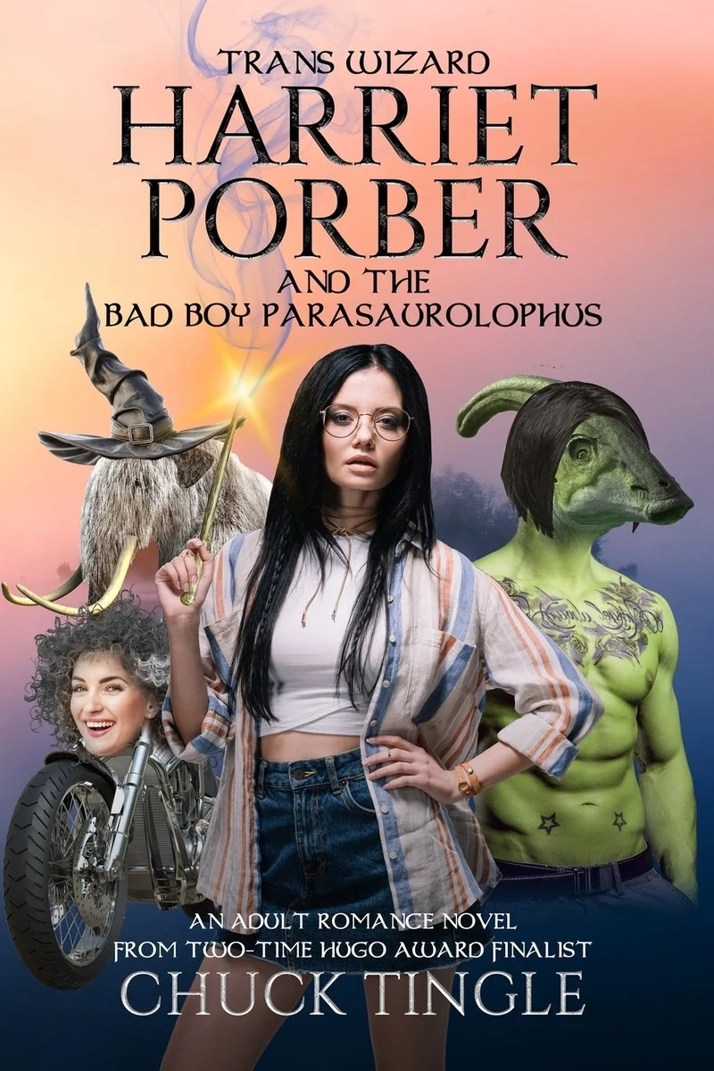 Trans Wizard Harriet Porber And The Bad Boy Parasaurolophus: An Adult Romance Novel — photo 2