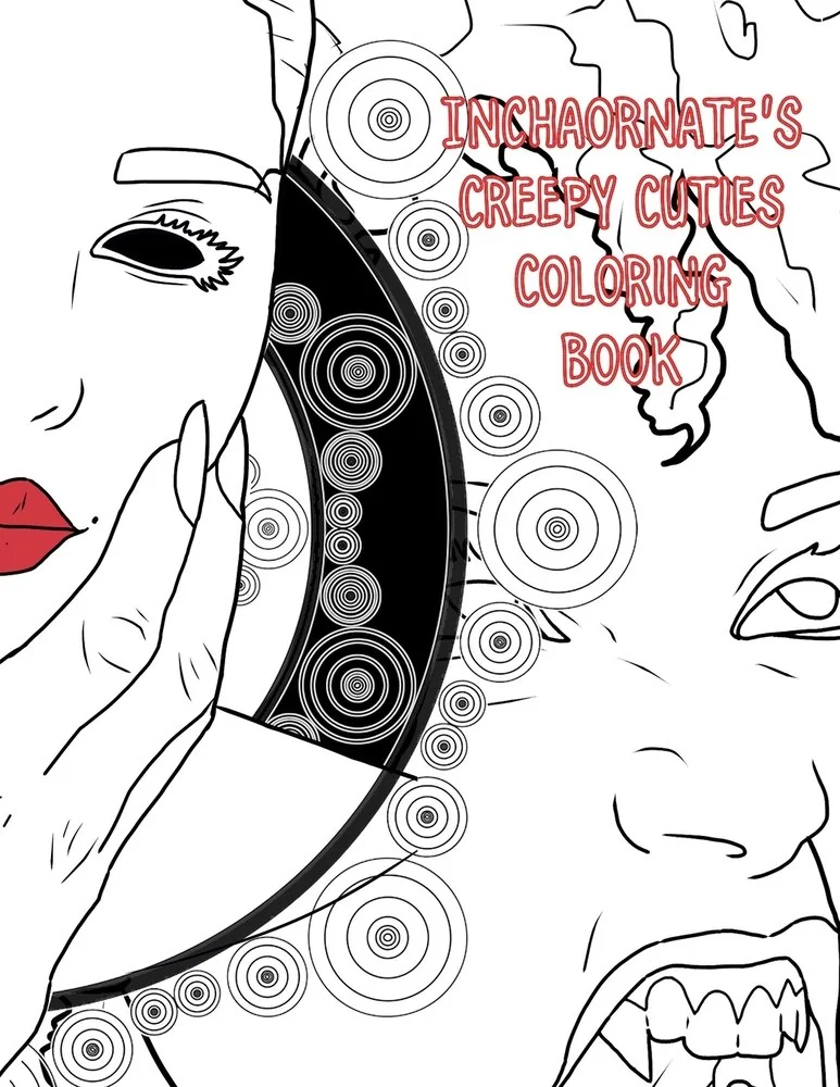 InChaornate's Creepy Cuties Coloring Book — photo 2