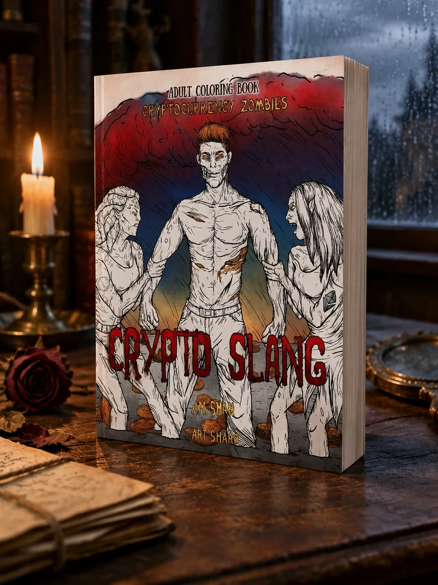 Adult Coloring Book Cryptocurrency Zombies: Crypto Slang