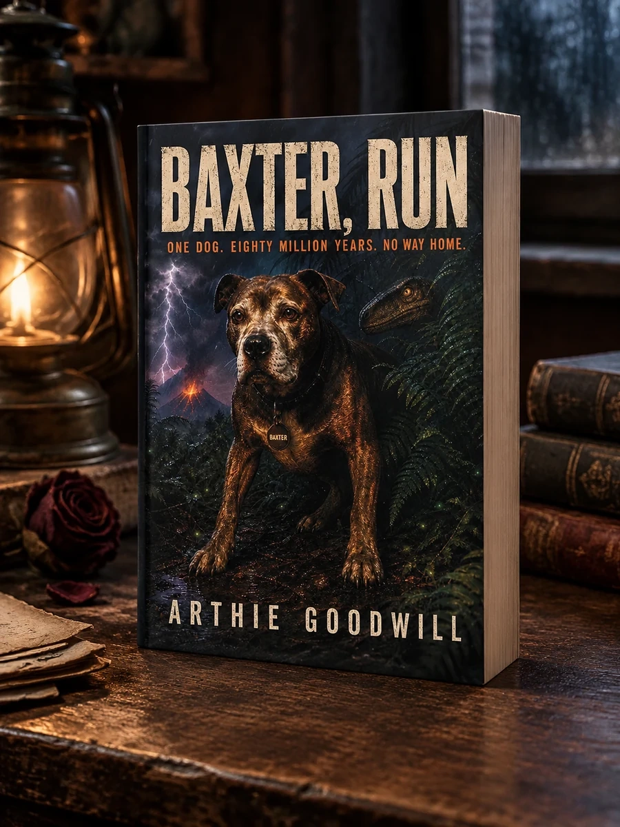 Baxter, Run: One Dog. Eighty Million Years. No Way Home.