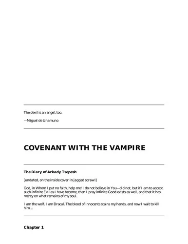 Covenant with the Vampire