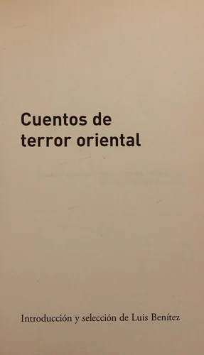 Cuentos de Terror Oriental