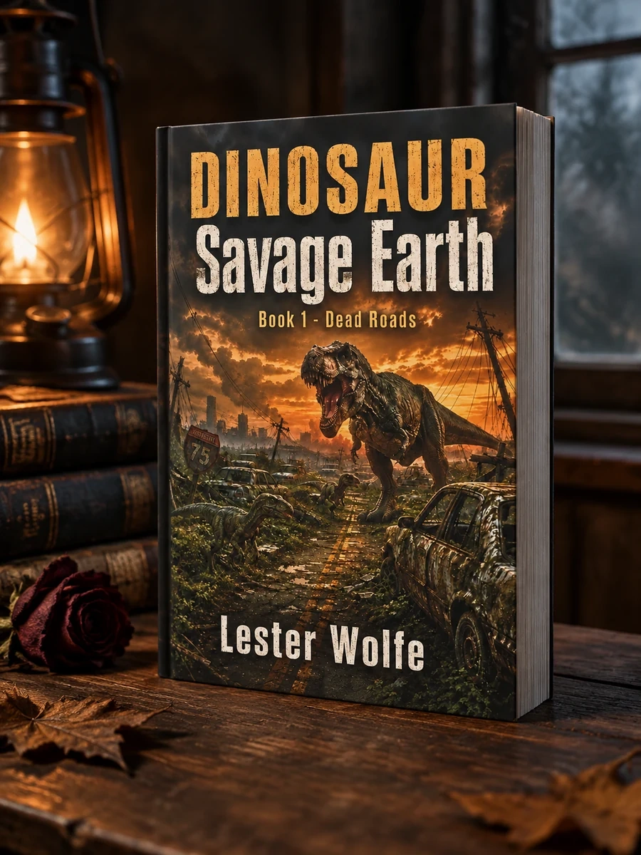 DINOSAUR Savage Earth - Book 1 - Dead Roads: A Post Apocalyptic Survival Action Thriller