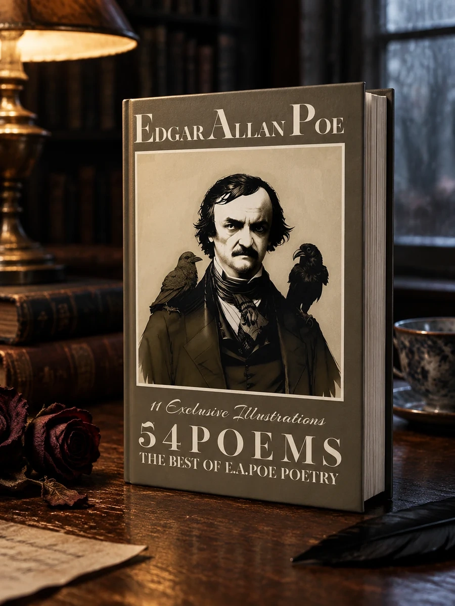 Edgar Allan Poe Fifty-four Poems: The Best of E.A.Poe Poetry: The Raven; Lenore; The Sleeper; Annabel Lee and many other famous poems