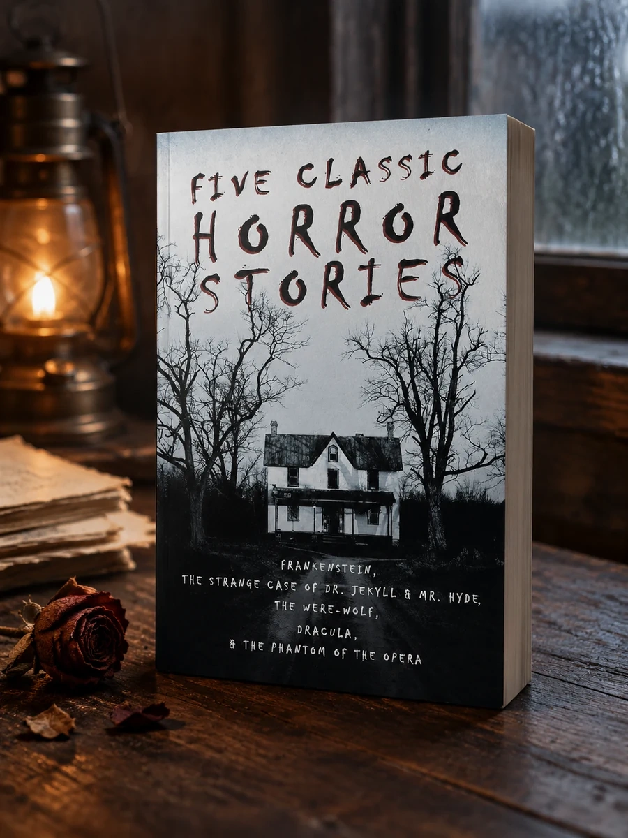 Five Classic Horror Stories - Frankenstein, The Strange Case of Dr. Jekyll & Mr. Hyde, The Were-wolf, Dracula, & The Phantom of the Opera