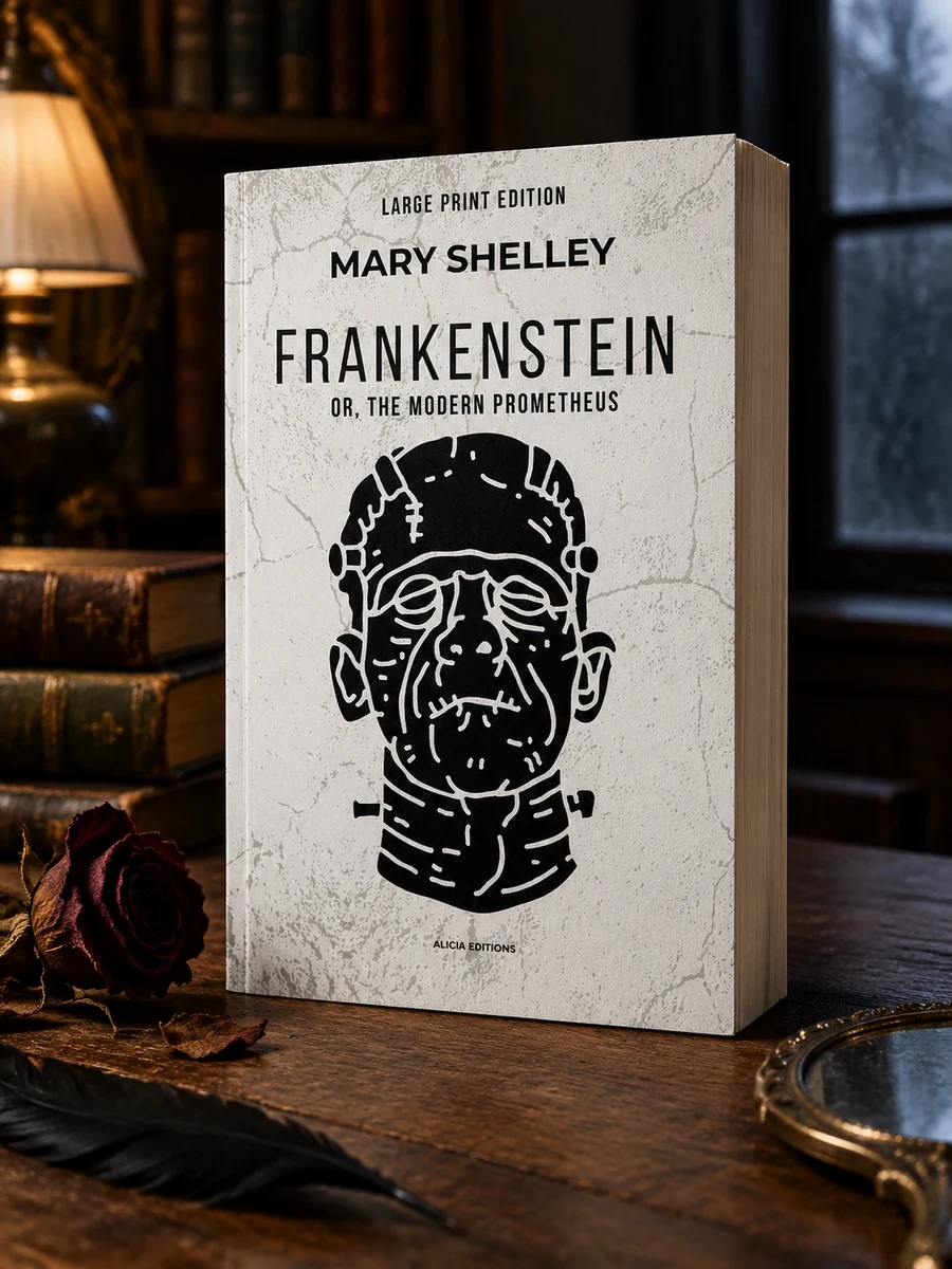 Frankenstein: or, The Modern Prometheus (Large Print Edition)