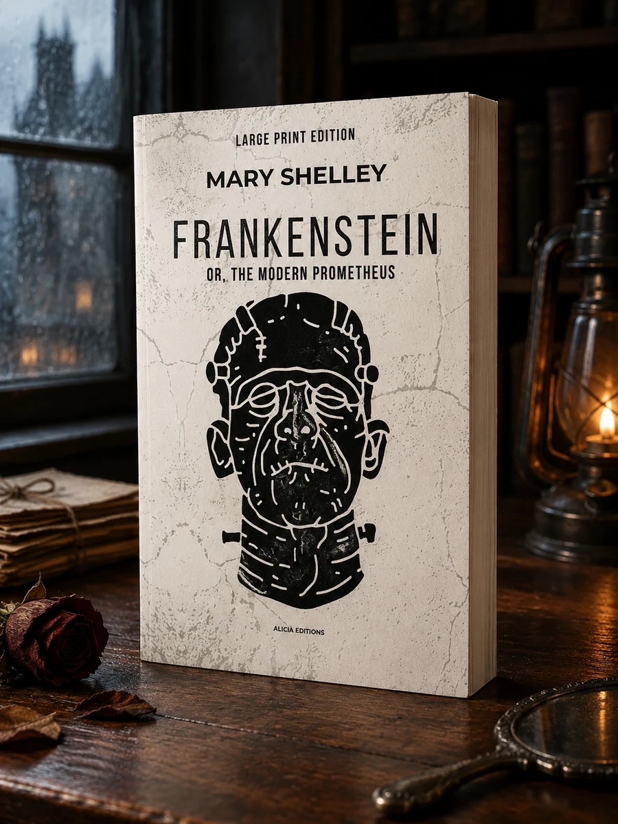 Frankenstein: or, The Modern Prometheus (Large Print Edition)