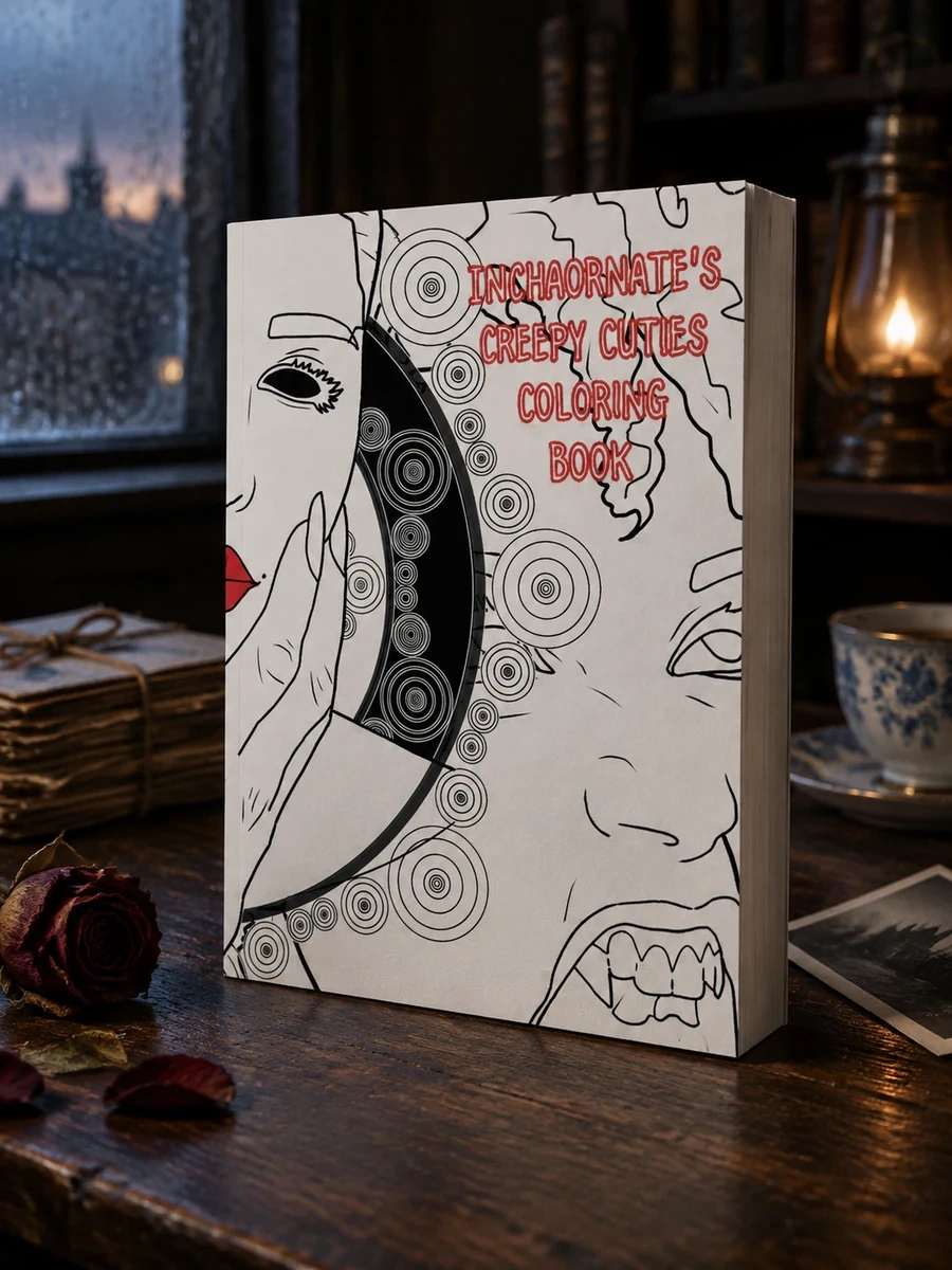 InChaornate's Creepy Cuties Coloring Book