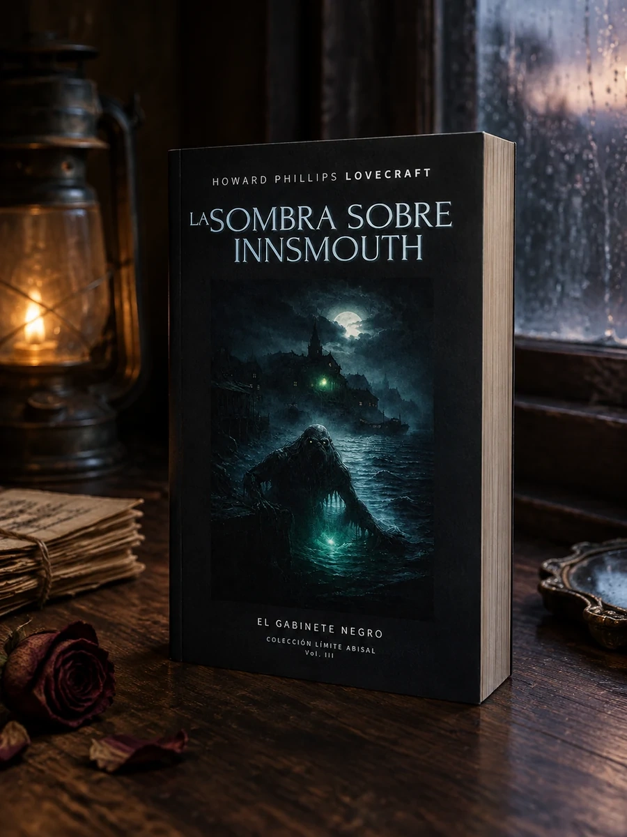 La sombra sobre Innsmouth H. P. Lovecraft: Relato clasico del horror cosmico sobre un pueblo maldito y su oscuro secreto