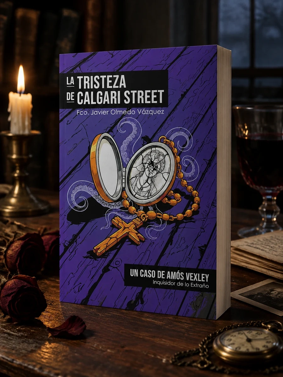 La Tristeza de Calgari Street: El primer caso de Amos Vexley, Inquisidor de lo Extrano