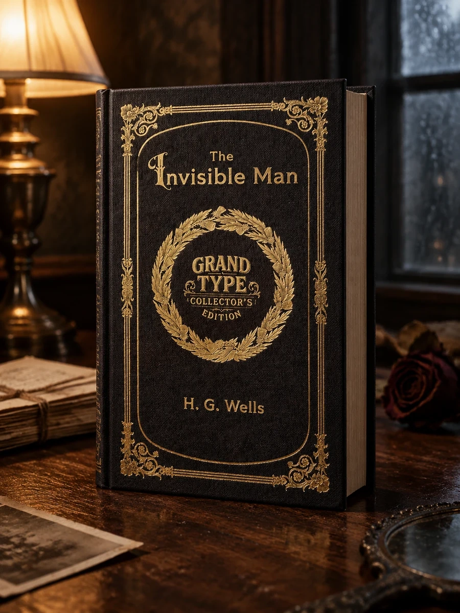 Large Print - The Invisible Man - Grand Type Collector's Edition - Matte Hardcover with Dust Jacket