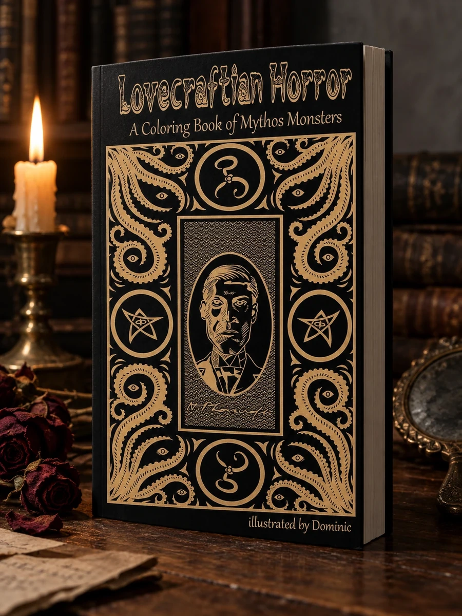Lovecraftian Horror Coloring Book: A Coloring Book of Mythos Monsters