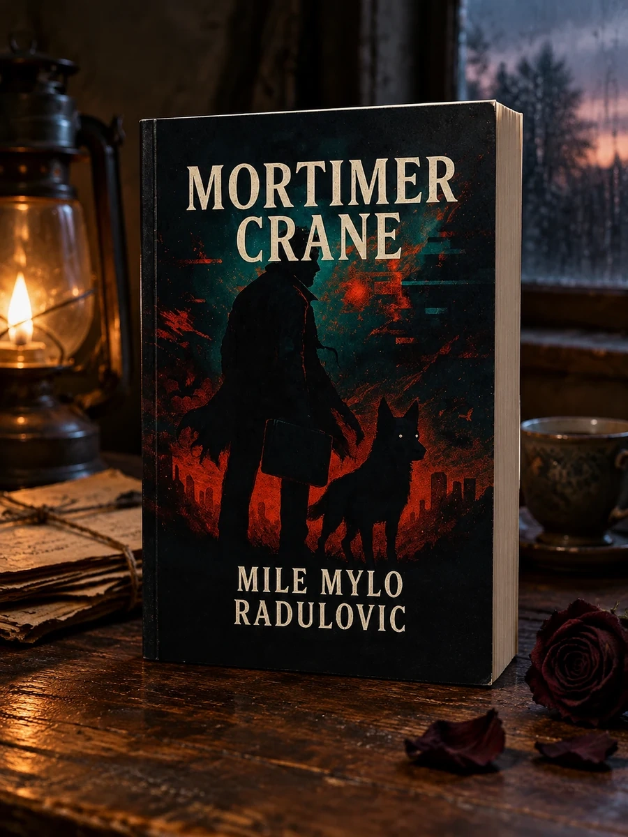 Mortimer Crane: What do you do when the universe breaks? If you're Mortimer Crane, you grab a dog, dodge a demon, and hope the angels aren't cats.