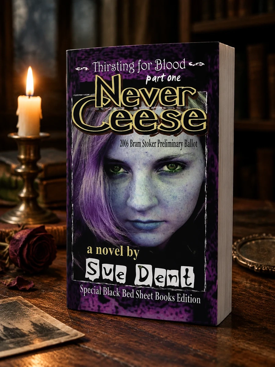 Never Ceese Special Black Bed Sheet Books Edition