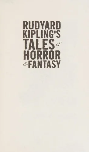 Rudyard Kipling's Tales of Horror and Fantasy — Horror Fiction