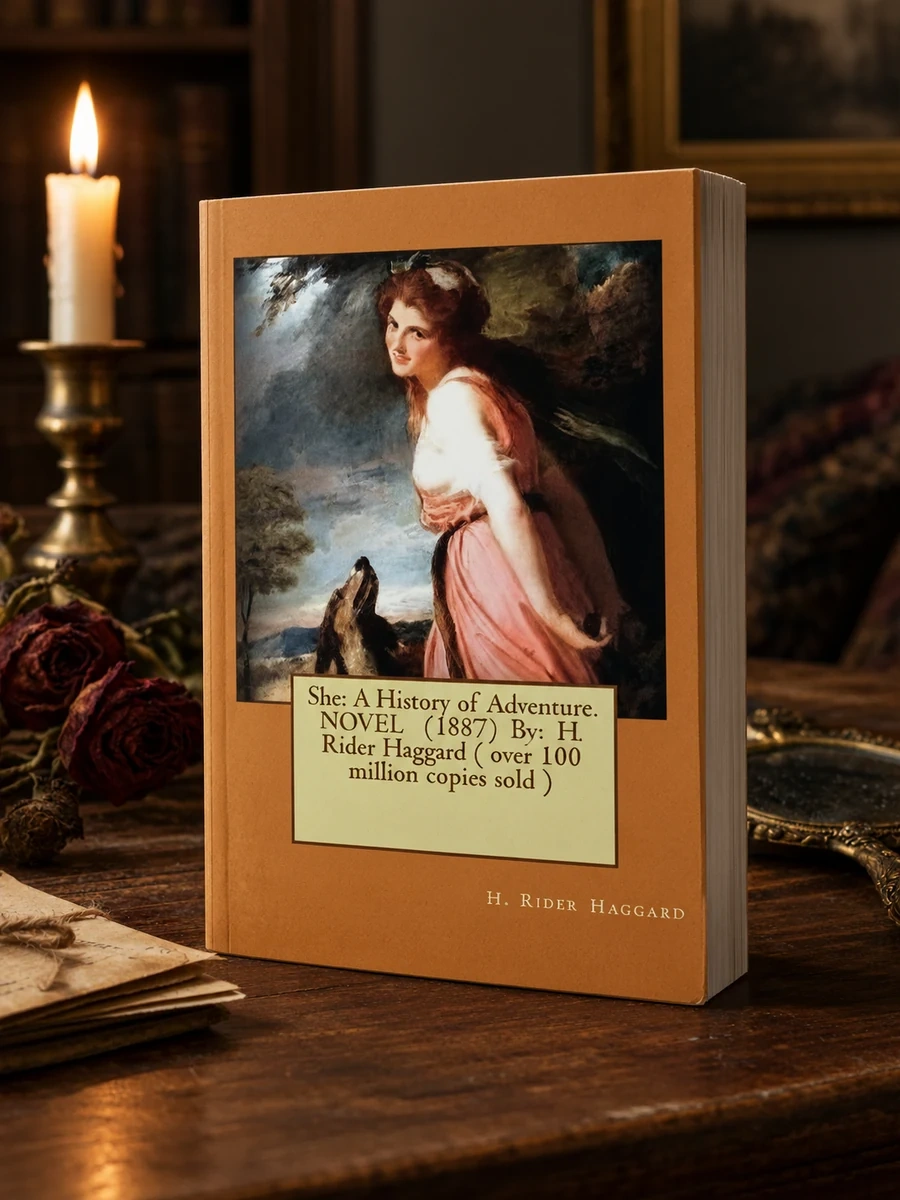 She: A History of Adventure. NOVEL (1887) By: H. Rider Haggard ( over 100 million copies sold )