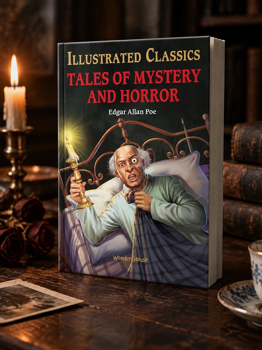 Tales of Mystery and Horror for Kids: Illustrated Abridged Children Classics English Novel with Review Questions