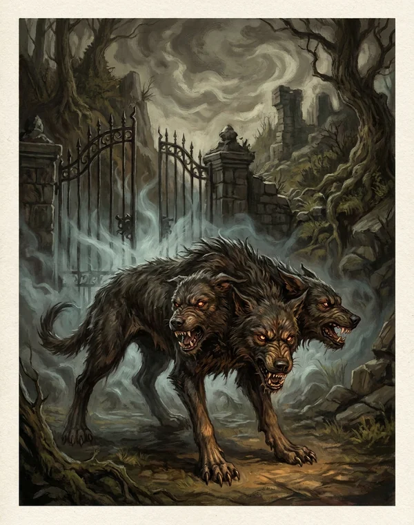 Cerberus in horror fiction