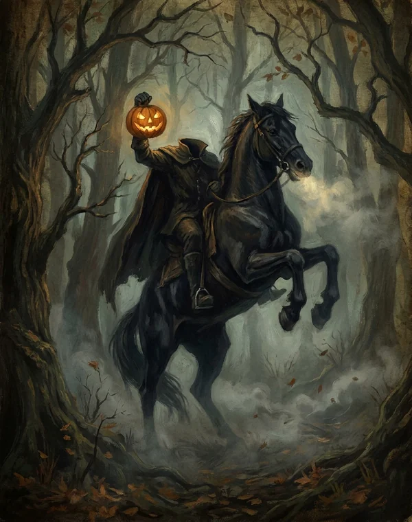 Headless Horseman in horror fiction