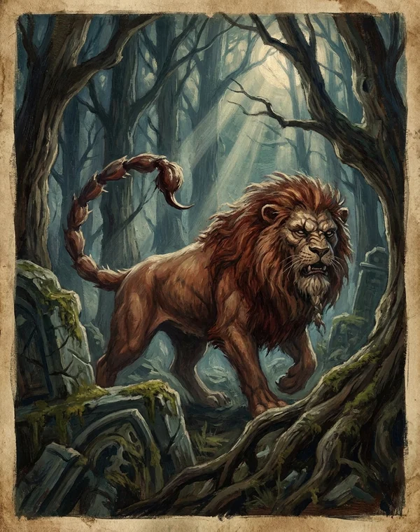 Manticore in horror fiction