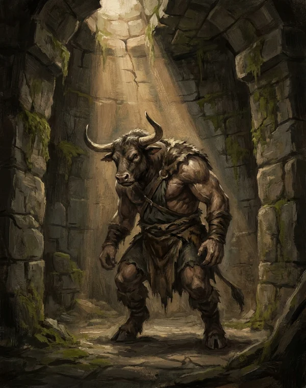 Minotaur in horror fiction