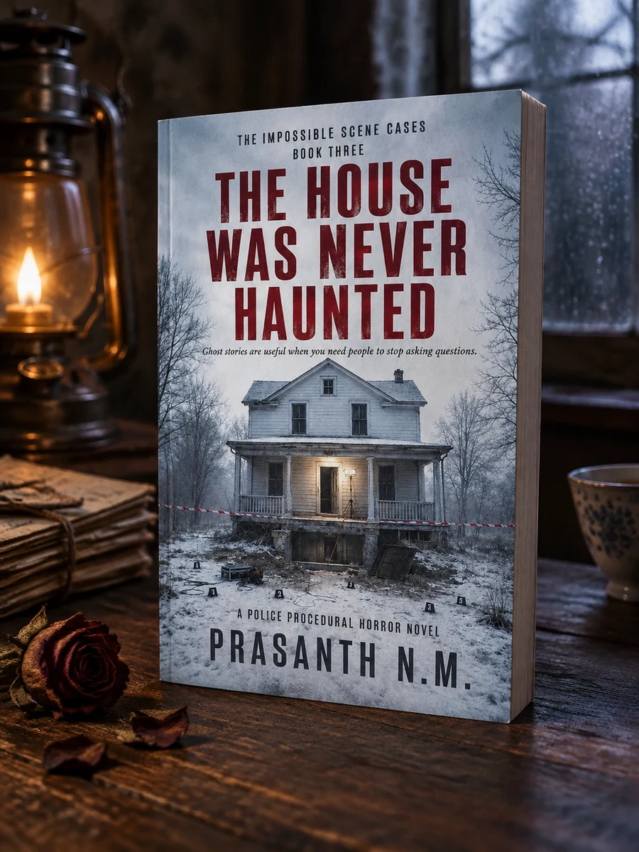 The House Was Never Haunted (Book Three): Ghost stories are useful when you need people to stop asking questions. (A Police Procedural Horror Novel)