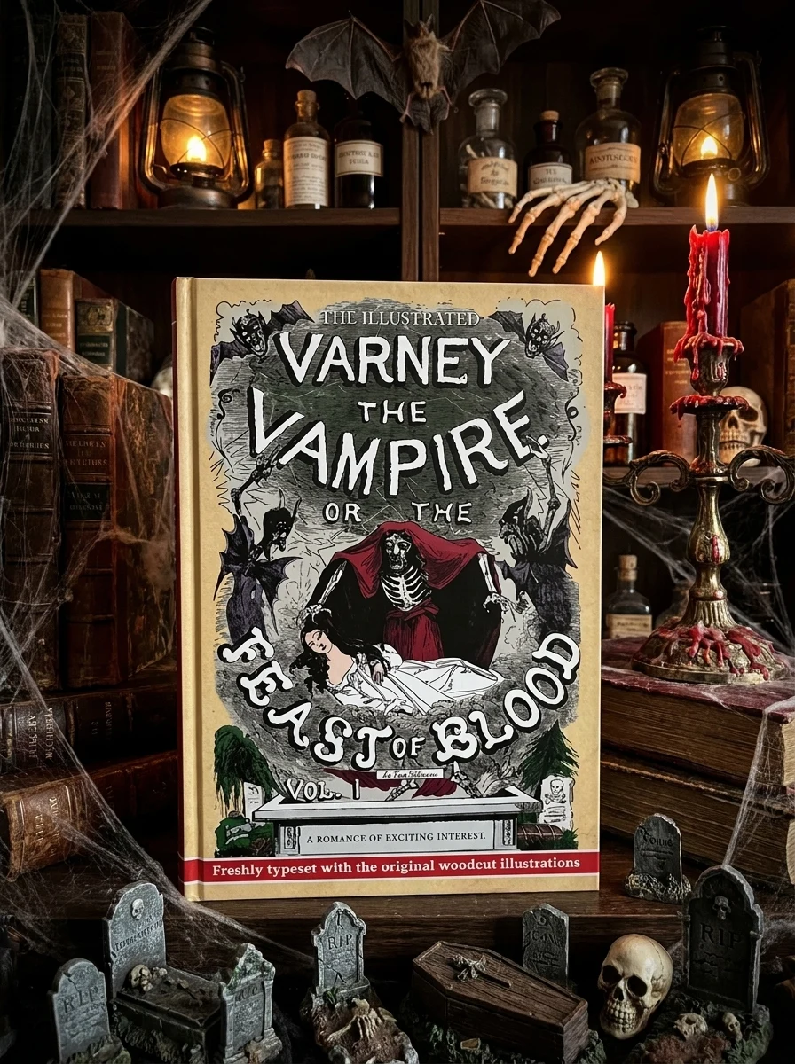 The Illustrated Varney the Vampire; or, The Feast of Blood - In Two Volumes - Volume I: A Romance of Exciting Interest - Original Title: Varney the Vampyr