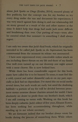 The Last Days of Jack Sparks — Psychological Horror