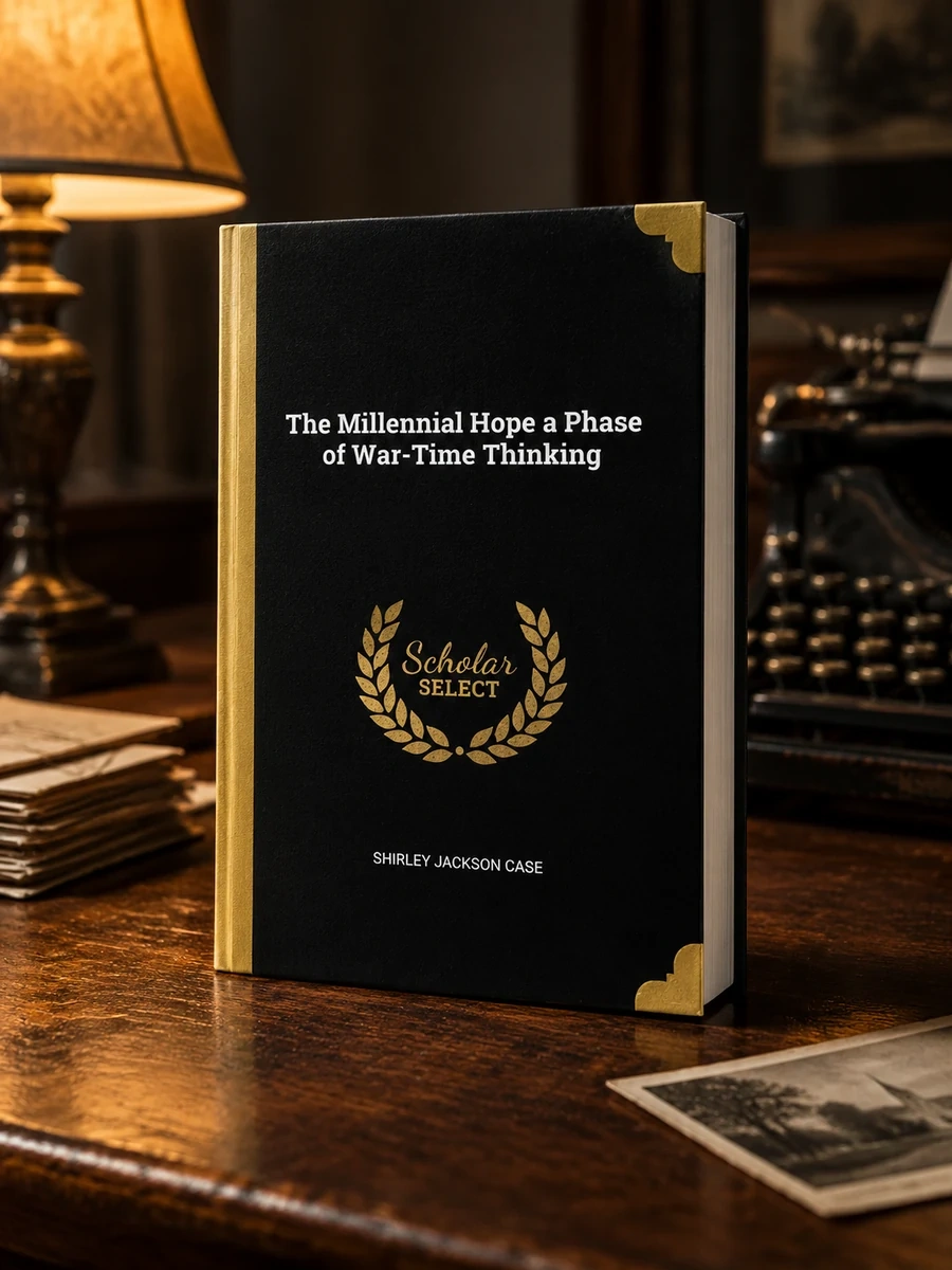 The Millennial Hope a Phase of War-Time Thinking