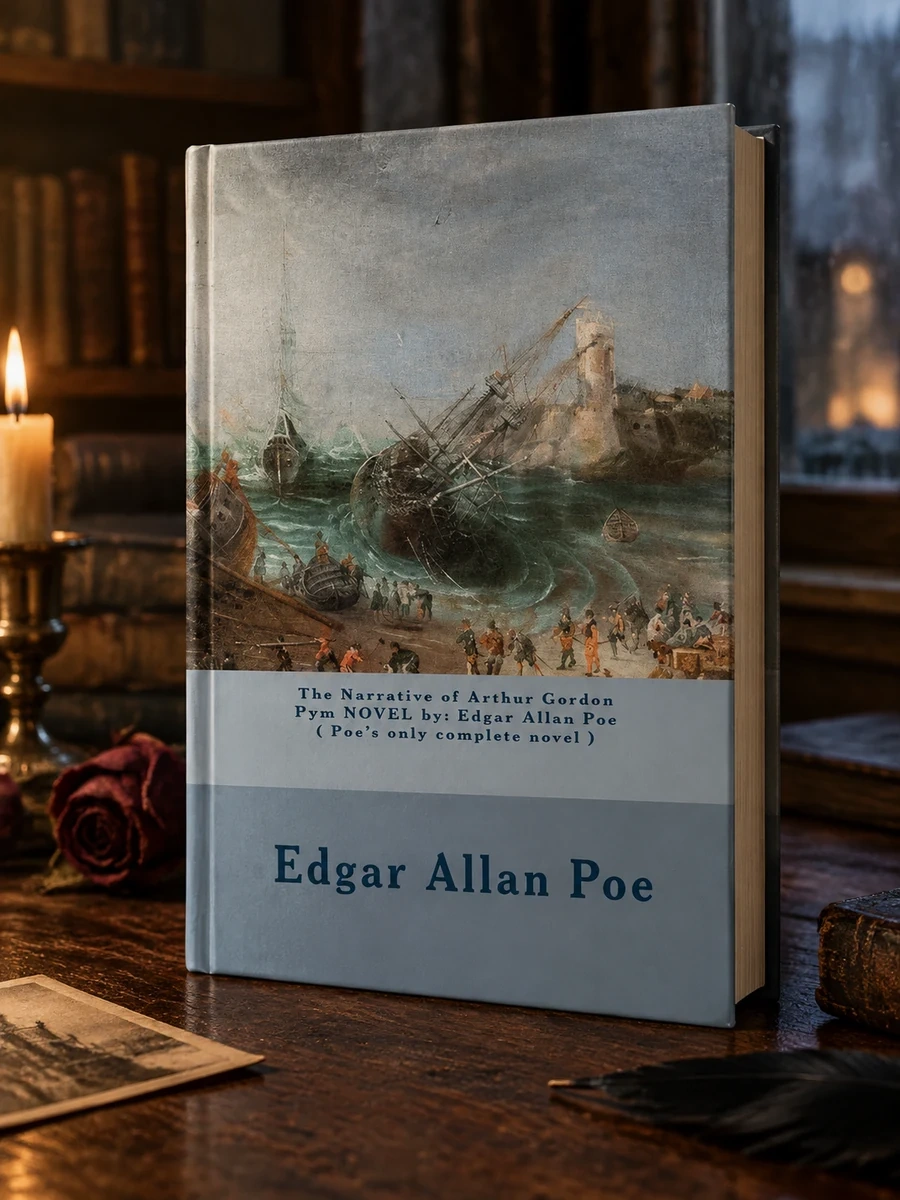The Narrative of Arthur Gordon Pym NOVEL by: Edgar Allan Poe ( Poe's only complete novel )
