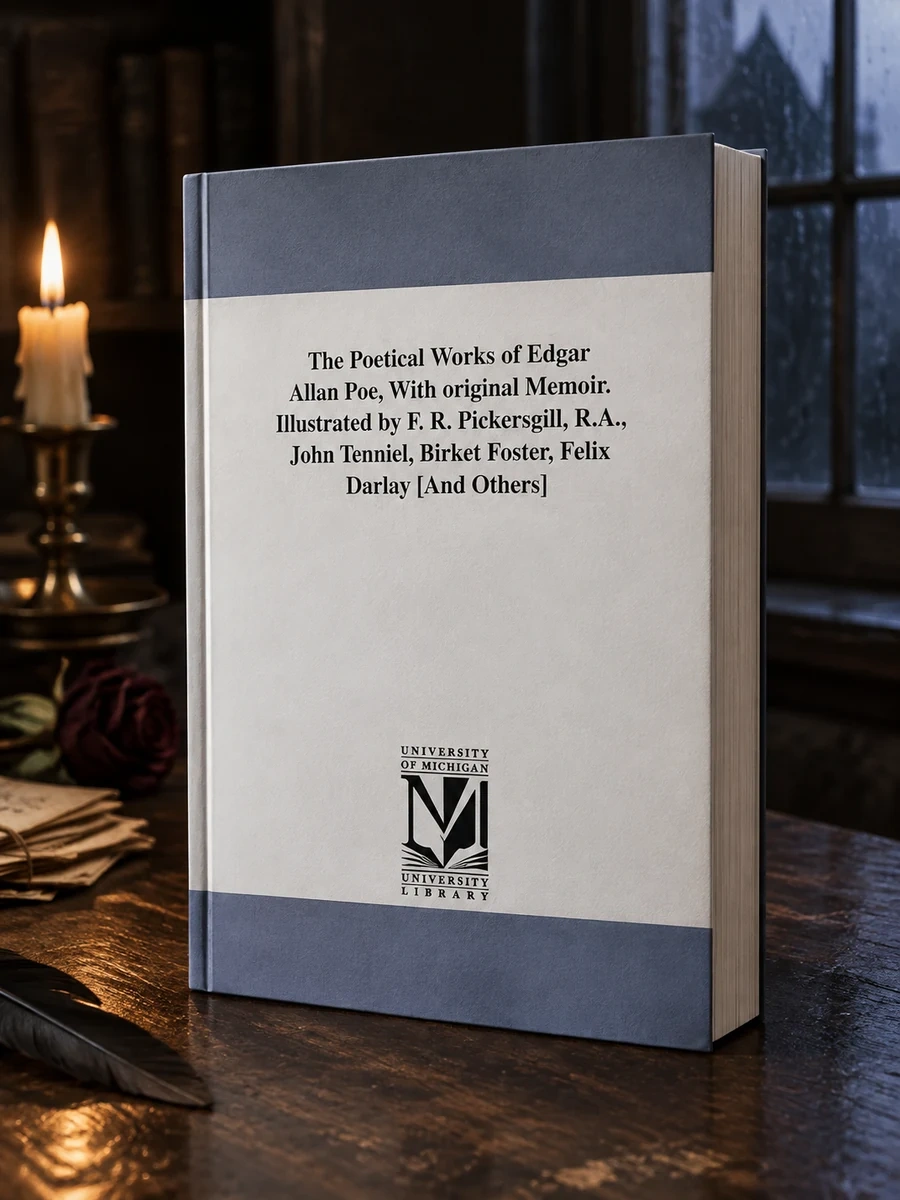 The Poetical Works of Edgar Allan Poe, With original Memoir. Illustrated by F. R. Pickersgill, R.A., John Tenniel, Birket Foster, Felix Darlay [And Others
