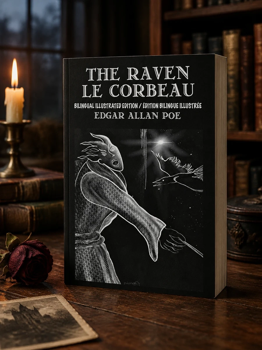 The Raven / Le Corbeau - Bilingual Edition: English & French Edition: New illustrated edition / Nouvelle edition bilingue illustree en francais et en angl