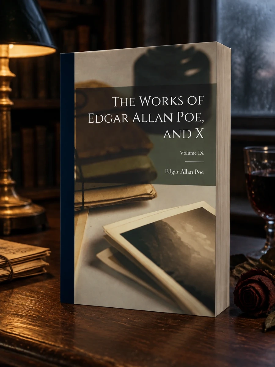 Cover of The Works of Edgar Allan Poe, and X; Volume IX