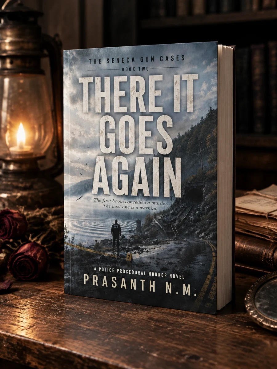 There It Goes Again (Book Two of the Seneca Gun Cases): The first boom concealed a murder. The next one is a warning. (A Police Procedural Horror Nove