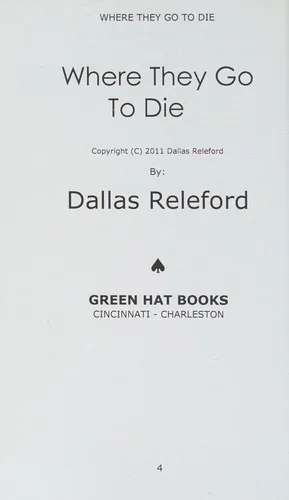 Where They Go to Die — Horror Fiction